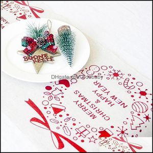 Tafelloper doeken home textiel tuin 6styles keuken dineren woonkamer tafeleer vrolijk kerstmas xmas t dh6hb