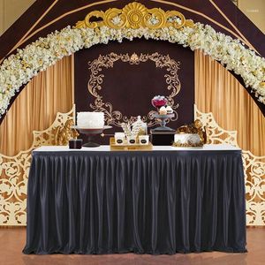 Jupe de Table en Tulle, couverture de fête d'anniversaire, 6 pieds, pour enregistrement, Dessert, décoration de conférence El, mariage