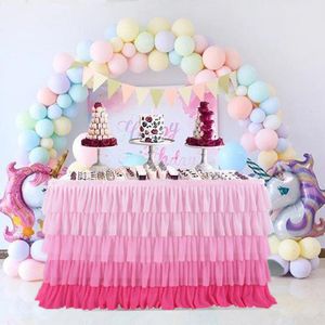 Table Skirt Rectangle Cloth Satin Tablecloth Overlays Wedding Christmas Baby Shower Birthday Banquet Decor Home Dining Cover
