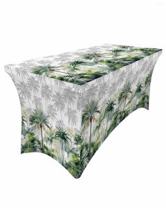 Jupe de table Summer Tropical Palmor Decoration Mariage Home Birthday Party Party Dessert Cover Decor