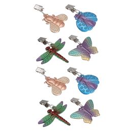 Table de table de jupe pendants clips en alliage Clips de conception en forme d'insectes Poids de conception exquise décor