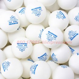 Tafel tennisballen 100 ballen tennisbal sanwei 3star tr abs materiaal plastic professional 40 training ping pong ball 230307