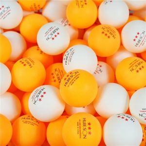 Table Tennis Balls Huieson 100 Pcs 3 Star 40mm 28g English Materia Ping Pong ABS Plastic for Training Competition 221108