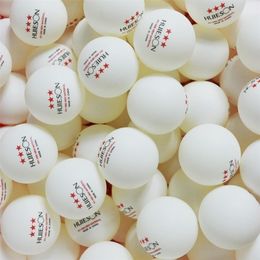Tafeltennisballen Huieson 30 50 100 English Material 3 Star 40 ABS Plastic Ping Pong Training 221108