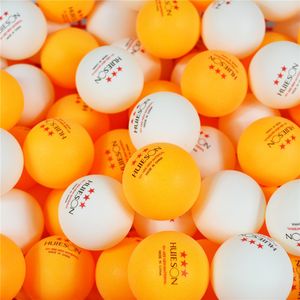 Tafeltennis Ballen Huieson 30 50 100 Stuks 3 Ster 40mm 28g Wit Oranje Engels Materiaal Ping Pong ABS Training 230801