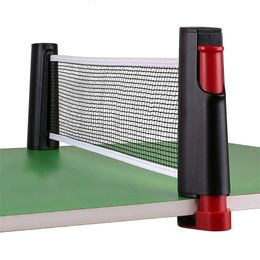 Redes de tenis de mesa Postes Redes de tenis de mesa portátiles Red de ping pong Estante de red de tenis de mesa retráctil En cualquier lugar Gimnasios en casa Equipos de ejercicio 230626
