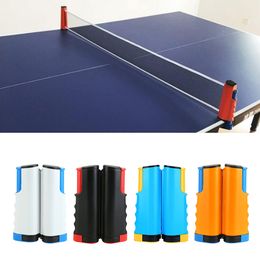 Tabel Tennisnets Posts Intrekbare tabel Tennis Net niet -slip Portable Pong Games Post Net Rack 230320