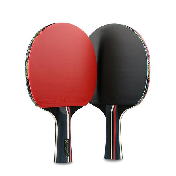 Raquettes de tennis de table 2PCS Professional 356 Star Racket Ping Pong Set Pimplesin Rubber Hight Quality Blade Bat Paddle avec sac 230731