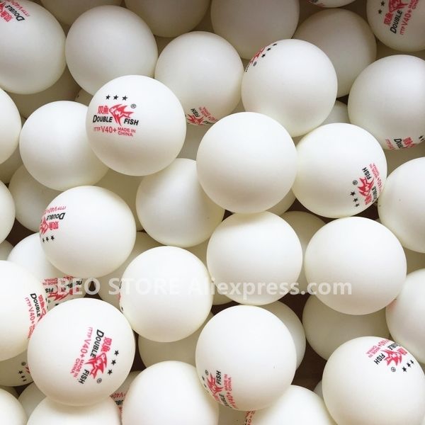 Raquettes de tennis de table 3060balls120balls Double Fish Ball V40 3star sans boîte ABS matière plastique poly ping pong balle tenis de mesa 230608