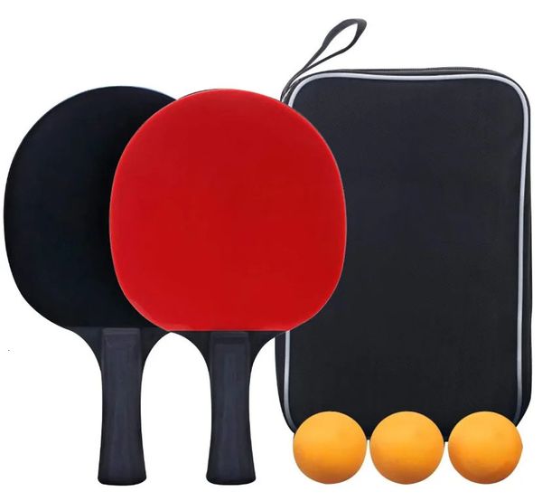 Raquettes de tennis de table Raquette de tennis de table pour débutant haute élasticité sans trois balles lors de la commande sport fitness 231020