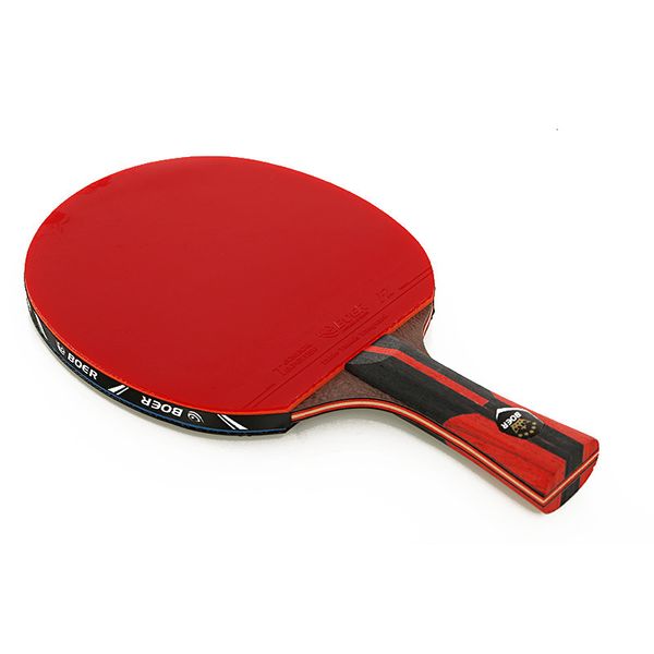 Raquetas de tenis de mesa BOER Raquetas de tenis de mesa 6 estrellas Ayous 52 capas Estructura de madera con bolsa de raqueta 7.6 230612