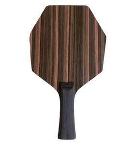 Raquettes de tennis de table Cybershape Ebony Material Blade Racket Offensive Curve Hexagonal Ping Pong 230609