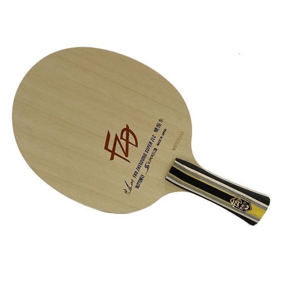 Raquettes de tennis de table FZD Blade 5 plis en bois avec 2 SZLC Offensive Long manche Ping Pong Bat Paddle Racket Black Case 230731