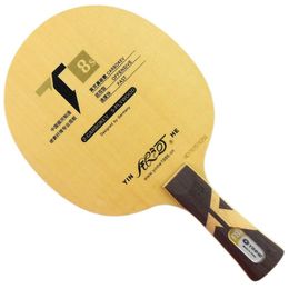 Tabel tennis Raquets Echte yinhe Galaxy T8S T 8S TAFEL Tennis Blade T8S 5wood 2 Carbokev Ping Ping Pong Racket Base Raquete de Ping Pong 230320