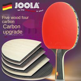 Tafeltennisraquets joola carbon 5-sterren tafeltennisracket voor aanvallende rackets sportracket Ping Pong Raquete puistjes in 231127