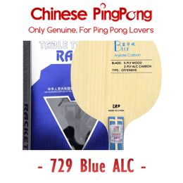 Raquets de Tennis de Table Original 729 bleu ALC carbone lame de Tennis de Table raquette offensive Ping-Pong batte Paddle 231127