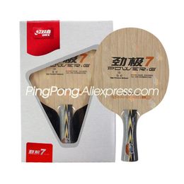 Raquetas de tenis de mesa Original POWER G PG 7 hoja de tenis de mesa 7 capas de madera raqueta ofensiva PG7 PG-7 Ping Pong Bat Paddle 230712