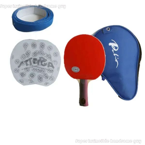 Table Tennis Raquets Palio 3 estrellas Raqueta de tenis de mesa con estuche de bolsas de raqueta de esponja de goma Ping Ping 711 original de 3 estrellas