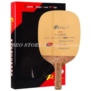 Tafeltennisraquets PALIO 8603 Carbon Tafeltennis Blade Racket JS Japanse Penhold Snelle Aanval Originele PALIO Ping Pong Bat Paddle 231019