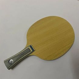 Raquetes de tênis de mesa profissional alc fibra de carbono lâmina ofensiva longa ou cs punho ping pong bat 231213
