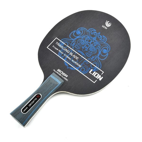 Raquetas de tenis de mesa, raqueta profesional de mango largo corto, hoja de carbono de agarre Horizontal, placa inferior de 7 capas de Ping Pong 230801