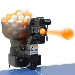 Tafeltennis Raquets Robot Ping Pong Ball Machine 40mm Regelgeving Ballen Automatische Training voor 230616