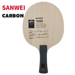 Tafeltennis Raquets SANWEI T5000 Koolstofvezel Professionele Blade ping pong blade tafeltennisbatje 230801