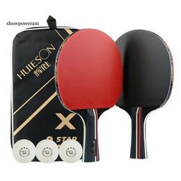 Raquetas de tenis de mesa SP 2 piezas Juego de raquetas de madera para principiantes profesionales de Ping Pong 231213