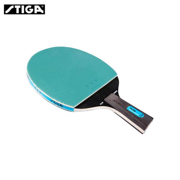 Raquettes de tennis de table STIGA Raquette colorée pure 5 plis Lame Double Pimplesin Caoutchouc Raquettes de ping-pong 4Color Bat 230821
