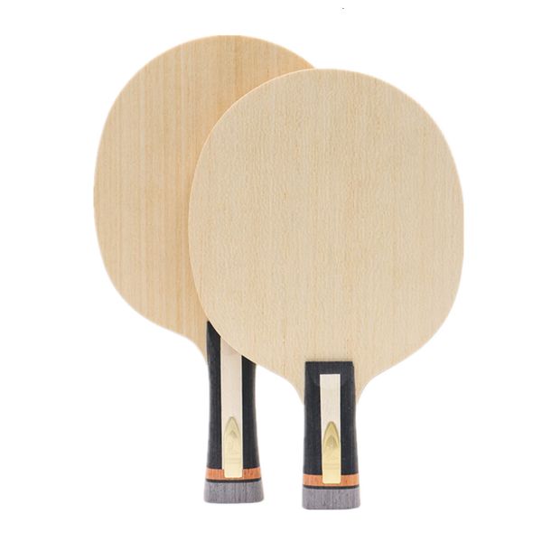 Raquettes de tennis de table Stuor Sports CNF Fibre de carbone blanche 7 couches Raquette Ping-Pong Lame Attaque rapide Haute élasticité 52 Construit 230821