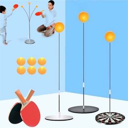 Raquetas de tenis de mesa Dispositivo de entrenamiento de tenis de mesa Juego de raquetas de tenis de mesa Entretenimiento portátil para padres e hijos Entrenamiento físico Entrenamiento de la vista en el hogar 230617