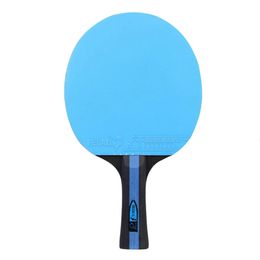 Las raquetas de tenis de mesa llevan su juego al siguiente nivel con esta raqueta de giro fuerte de mango largo con paleta de ping pong de madera de 7 capas 231030