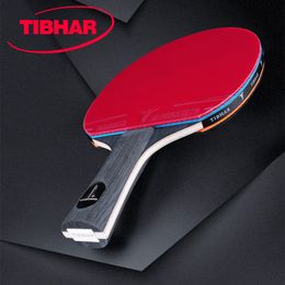 Tafeltennis Raquets TIBHAR Tafeltennis Racket Puistjes-in Ping Pong Rackets Hight Kwaliteit Blade 6/7/ 8/9 Sterren Met Tas 230808