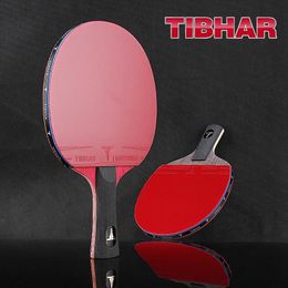 Raquettes de tennis de table Tibhar raquette de tennis de table qualité professionnelle 6 9 étoiles stylo tenir horizontal s avancé ping-pong paddle 231115