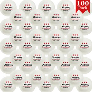 Raquettes de tennis de table XCLOHAS 100 PCS 3 Star Ping Pong Balls 4028g Matériel ABS Plastic Training 230608