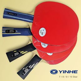 Tafeltennisraquets Yinhe Professional Racket 78910 Star Carbon Offensieve Ping Pong Lichtgewicht Elastisch met ITTF-goedgekeurd 231006