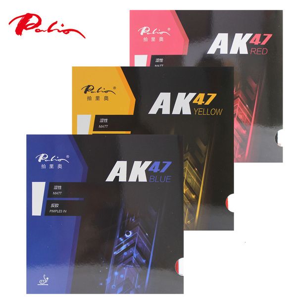 Table de tennis de table 100% d'origine Palio AK47 Table Tennis Rubber RedBlueyellow Sponge For Loop and Fast Attack Style Raquete de Ping Pong 230811