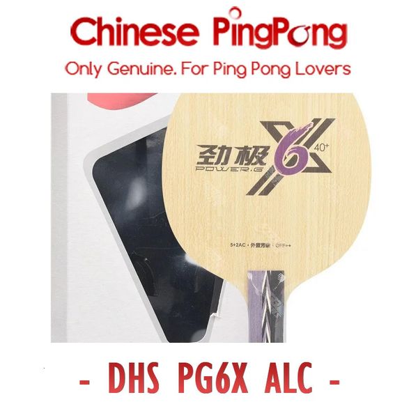 Caoutchoucs de Tennis de Table puissance originale G 6 X lame 5 2 extérieur ALC carbone PG 6X raquette PG6X raquette de Ping-Pong 231114