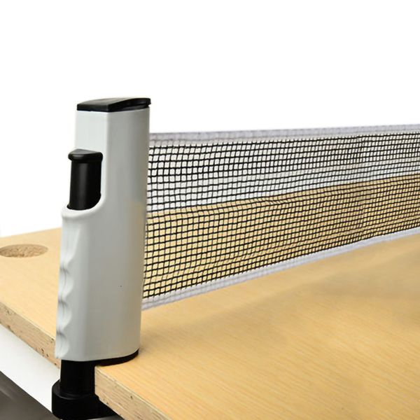 Caoutchoucs de Tennis de Table support de filet Portable 2 M support de Ping-Pong télescopique gratuit en plastique de haute qualité 230822