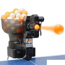 Caoutchoucs de tennis de table Robot Pong Ball Hine 40mm Regation Balls Matic Training pour 230811 Drop Drop Sports Sports de plein air Jeux de loisirs Dhnoj