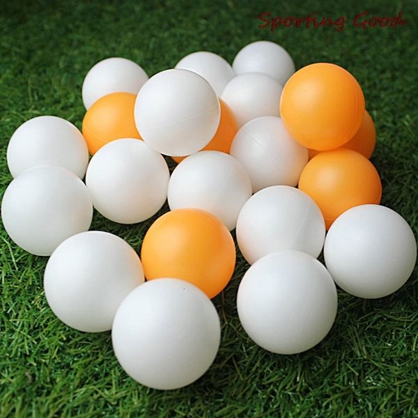 Ensembles de tennis de table 150pcs 45mm blanc orange balles de ping-pong lavable balle d'entraînement à boire 230719