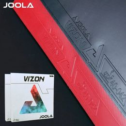 Tafeltennissets Joola Vizon Tafeltennisrubber Kleverig Pingpongrubber met spons met hoge dichtheid voor controlesnelheid 231207