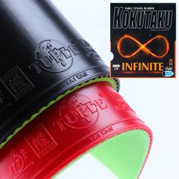 Tafeltennissets KOKUTAKU INFINITE Rubber Pipsin Interne Energie Pingpongracket met groot diafragma Groene cakespons 231114