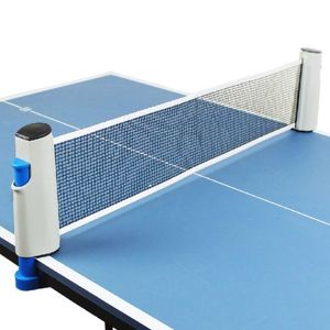 Juegos de tenis de mesa Marco de red de tenis de mesa portátil Libremente retráctil Ping Pong Post Net Rack Red de tenis de mesa ajustable Niños Juguete de regalo 230213