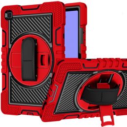 Étuis pour tablette pour iPad 9,7 pouces avec béquille et porte-crayons Design antichoc Anti chute housse de protection dragonne