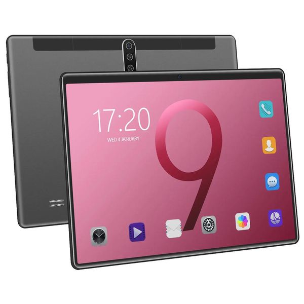 Tablet PC 10.1 pulgadas Android 12 Computadora 6GB Ramadd128GB ROM 8000mAh Cámara dual Wifi Bluetooth Drop Entrega Computadoras Redes Otjry