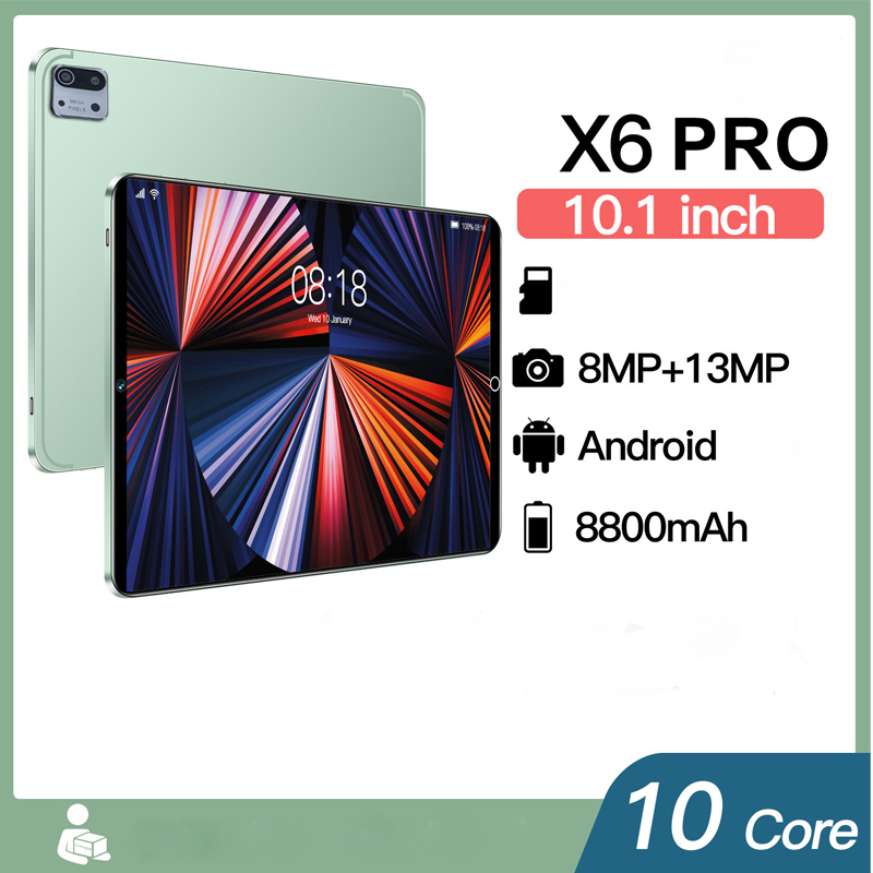 Tablet PC 10.1inch RAM 1GB ROM 16GB 3G Android OS 8.1 GPS FM WiFi Bluetooth Çalışma Oyunu PC X6PRO