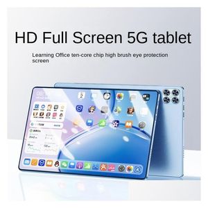 Tablette Pc 14 pouces, Pad Pro Hd, Protection des yeux, Fl Sn, 5G, insertion de cartes, Ding Office, livraison directe, ordinateurs réseau Otb8G, nouveauté 2024