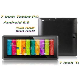 Tablette PC 2021 7 pouces Allwinner A33 Android 60 Quad Core 1 Go de RAM 8 Go Rom Wifi Bluetooth Q81759433 Livraison directe Ordinateurs Réseau Otepm