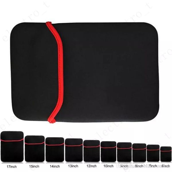 Sacs pour tablette PC 6-17 pouces, étui souple en néoprène, pochette pour ordinateur portable, sac de protection pour IPAD 9 10 12 13 14 pouces